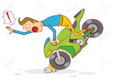 Death of elderly in bike crash